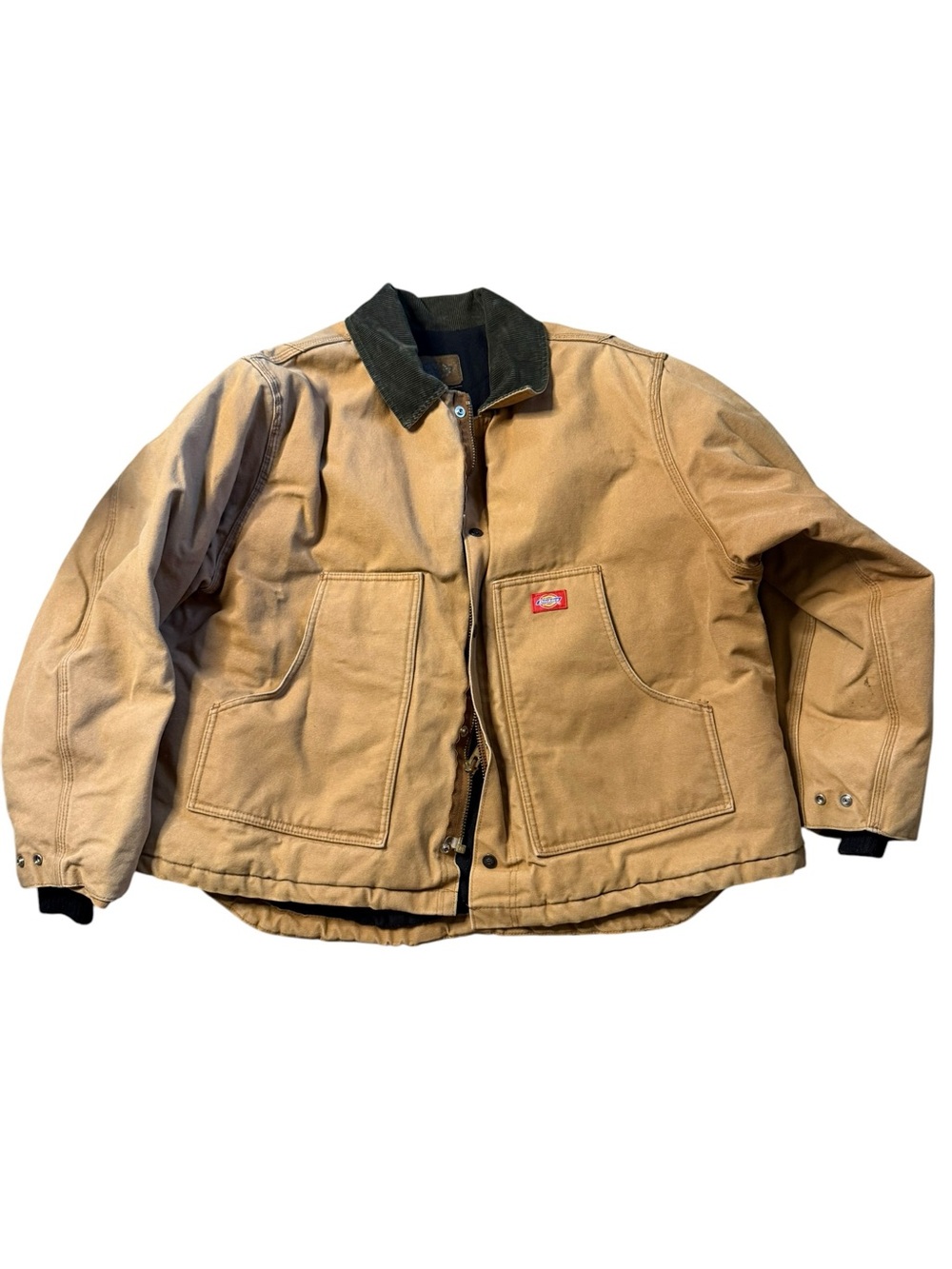 Dickies Men's Heavyweight Sanded Duck Chore Coat Jacket Quilted Insulated XXL